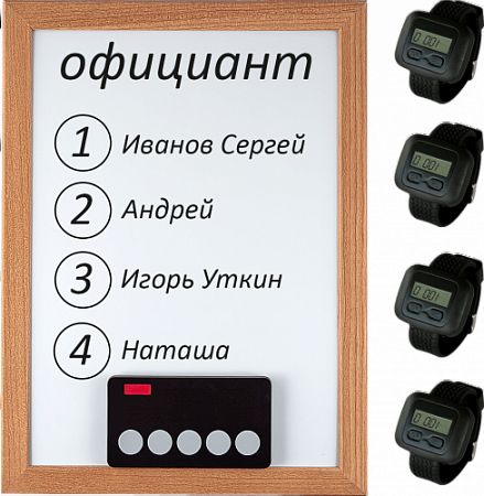 Комплект вызова для кухни iBells 4