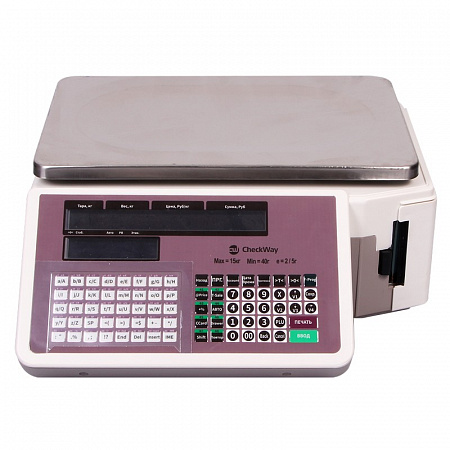Весы торговые с печатью этикетки CheckWay CW-500B без стойкой