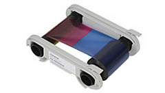 Полноцветная лента  (YMCKOK) для двусторонней печати на 200 оттисков с чистящим роликом в Кургане
