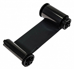 Черная смолянисто-восковая (Resin+Wax) лента (К) на 1200 оттисков с чистящим роликом в Кургане